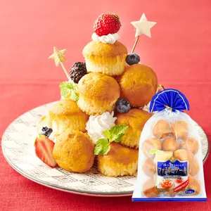 Japan MARUKIN Homestyle Mini Cake 255g Made with Hokkaido Milk & Eggs, Nutritious Breakfast & Snack Dessert Snack