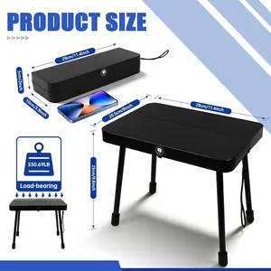 1Pc Portable Camping Stool Ultralight Foldable Pocket Chair with 300LBS Load Capacity Aluminum Alloy Legs PP Seat Compact Durable Outdoor Furniture for Fishing Hiking Traveling Tailgate Motorcycle Camping Patio Lounge Chair for Adults.Outdoor trip.