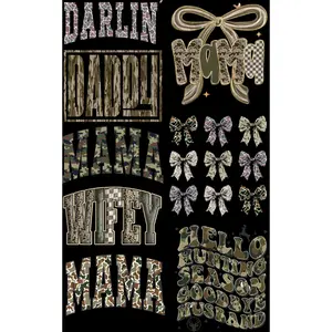 DARLIN CAMO (1) PREMADE GANGSHEET - 22X36 DTF TRANSFERS - DIRECT TO FILM