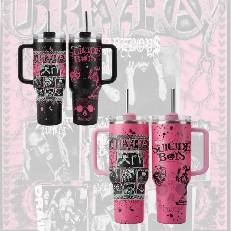 $uicideboy$ Greyday Music Custom Tumbler 40 oz 30 oz Tumbler With Handle