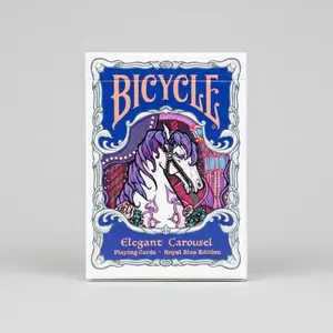 Bicycle Elegant Carousel Playing Cards – Royal Blue Edition