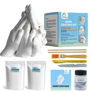 PRANIO XL hand casting kit – Perfect Activity and Gift for Families and Friends Diy Material Crafts Molds Molding Powder