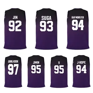 Returning in 2026 ARIRANG Sleeveless Jersey Tank Top T-Shirt BT21 Kpop Band Shirt Tour 2026 Shirt for Fans Unisex Crewneck Loose Fit Breathable Cotton Tee Black S-XXL Casual Streetwear Korean Pop Music Merch Gift for Army Youth Adults Dark Purple summervi