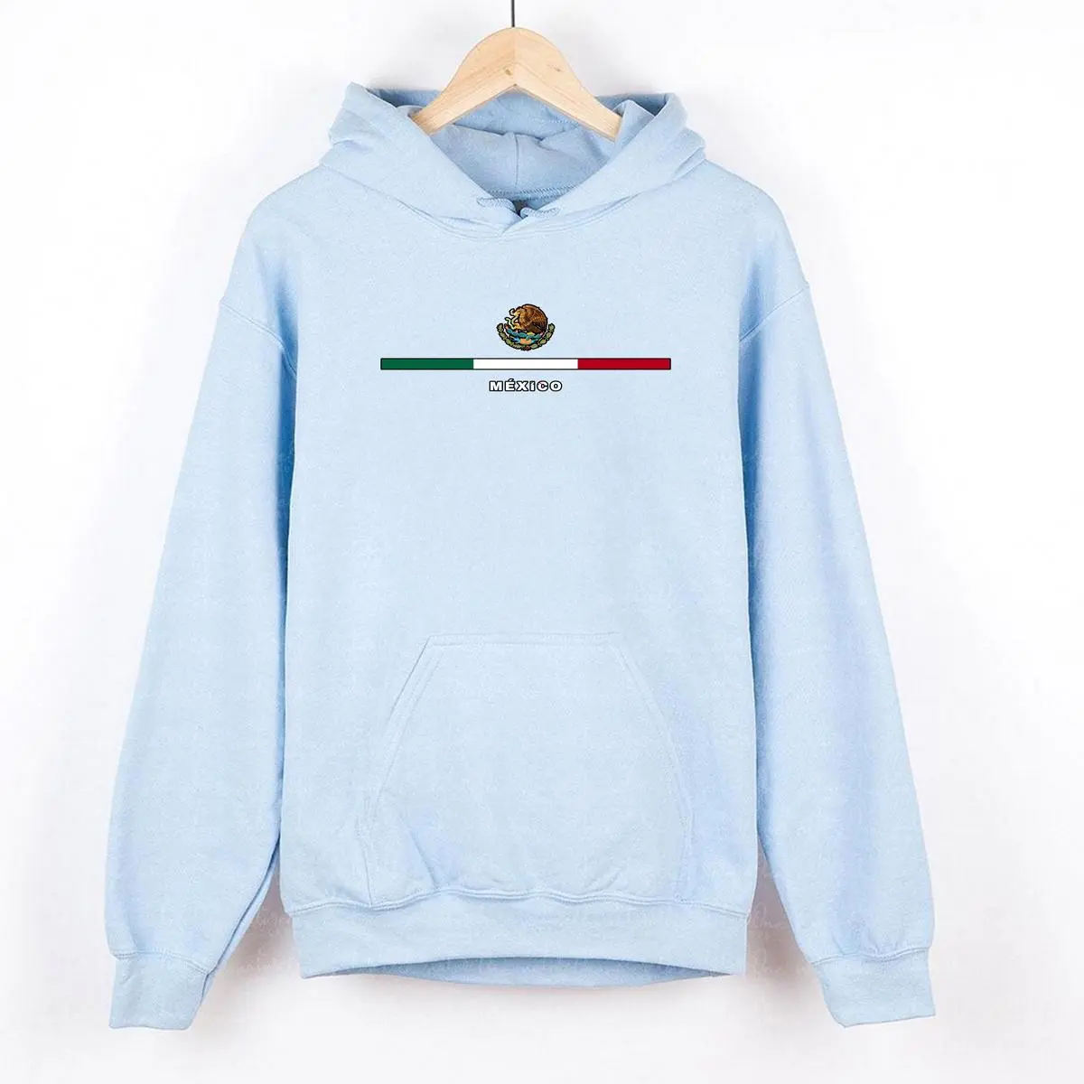Women's Casual Cotton Hoodie Sweatshirt - "Mexicans Ain't Going Anywhere" MAGA Graphic Clothes, Unisex Tops for Men & Women