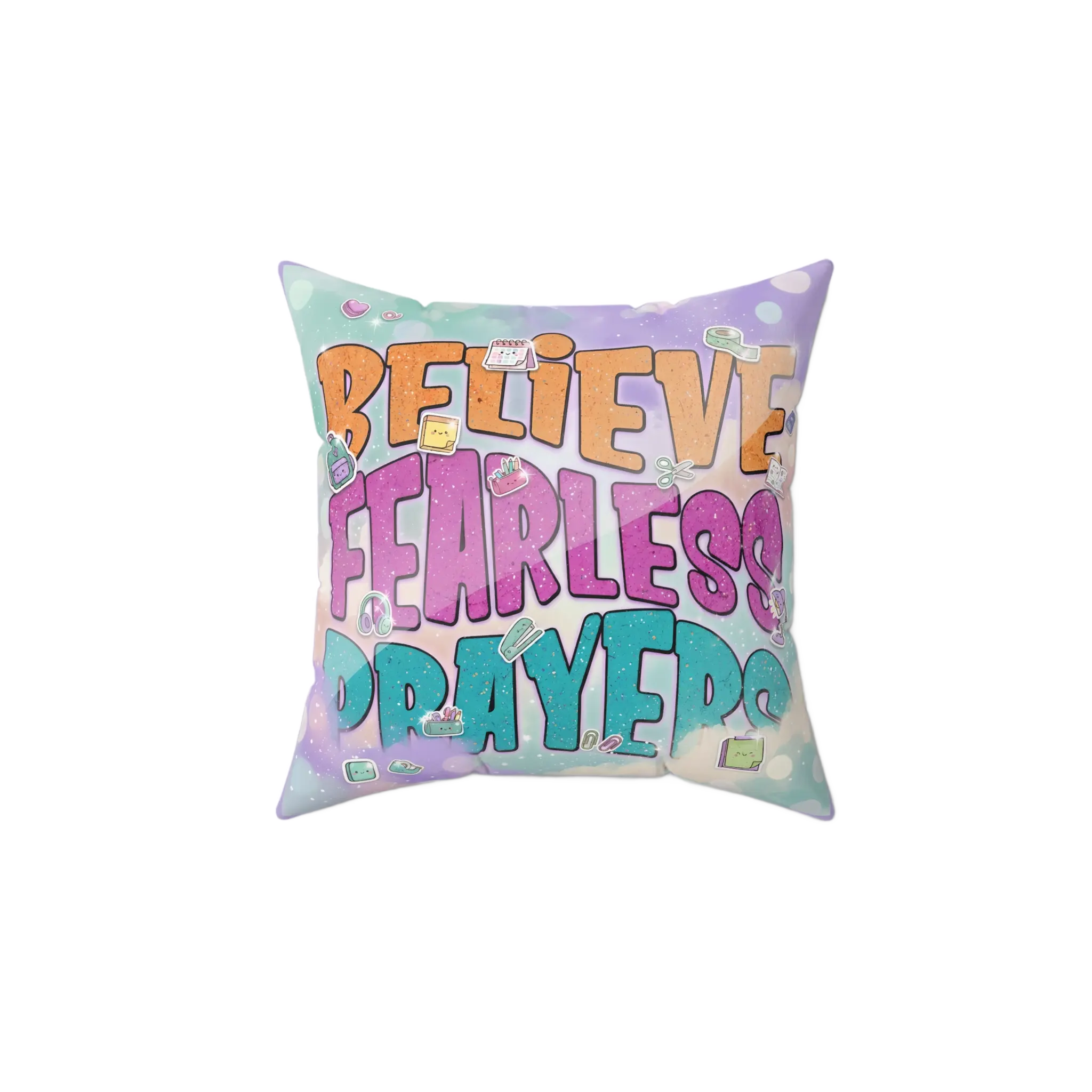 BELIEVE FEARLESS PRAYERS Rest Pillow