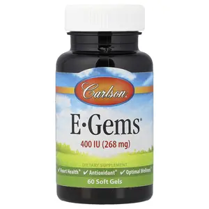 Carlson E-Gems®, 400 IU (268 mg), 60 Soft Gels