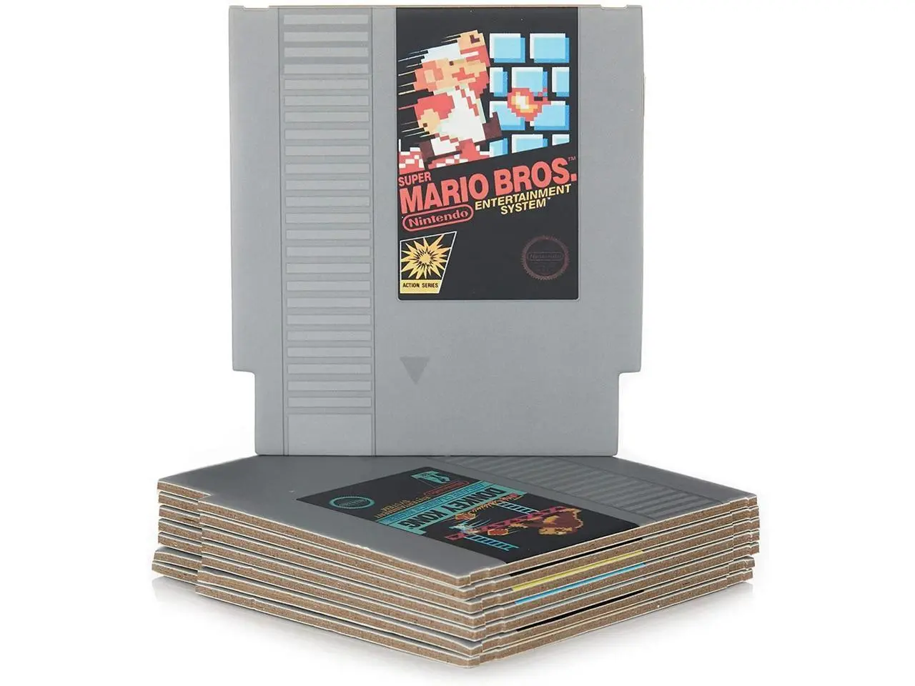 Nintendo NES Cartridge Drink Coasters | Set of 8 Nintendo NES Cartridge Drink Coasters | Set of 8