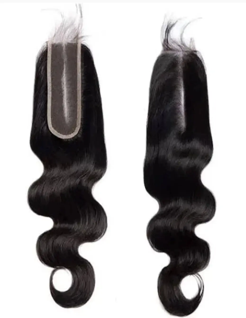 Human Hair HD Lace Closure, 2-6 Pcs Fashion Hair Extension Accessory