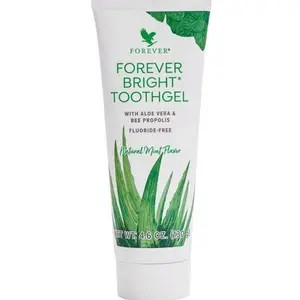Forever Living Forever Bright Toothgel Fluoride-Free with Aloe Vera & Bee Propolis Natural Mint Flavor 4.6 oz
