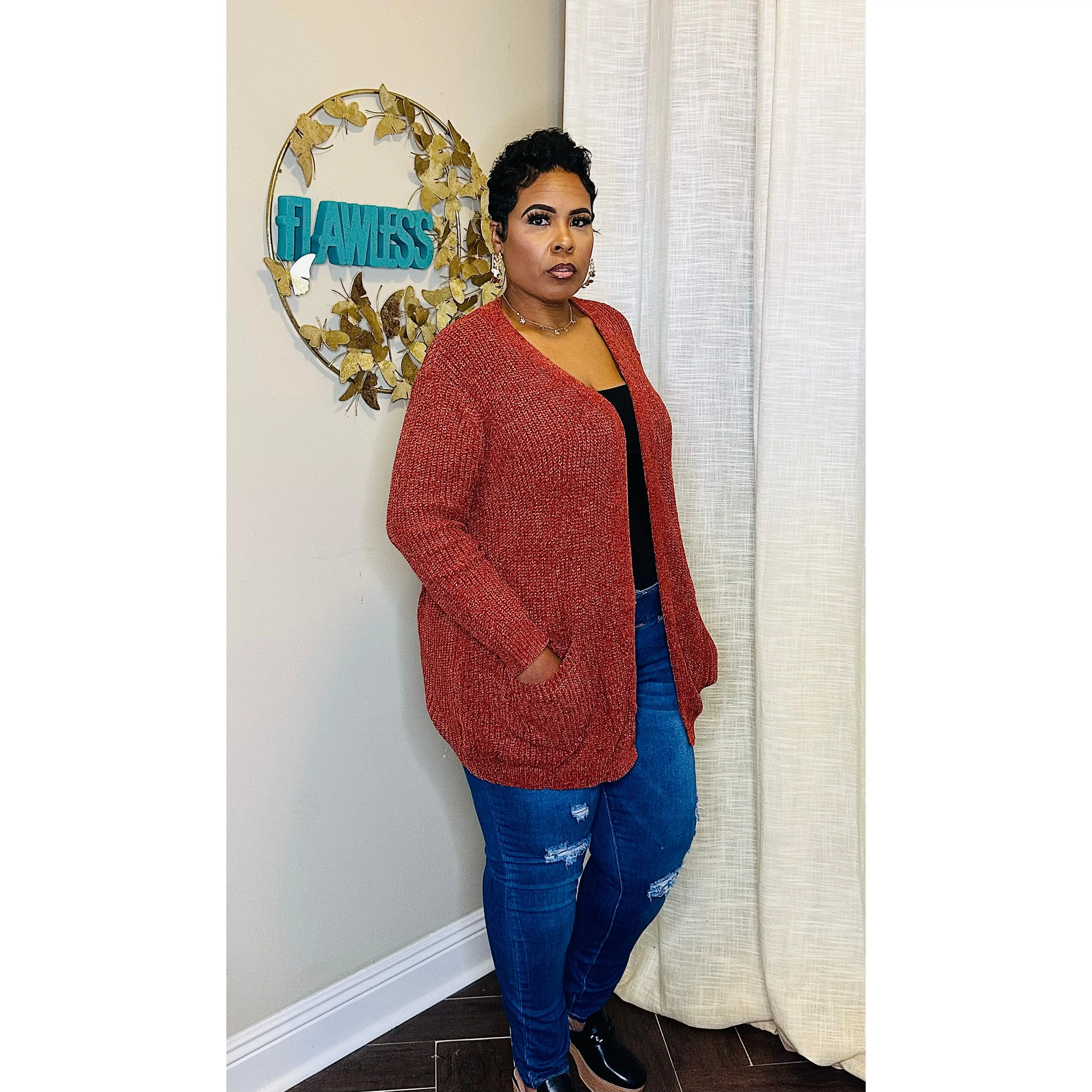 Chenille Cardigan