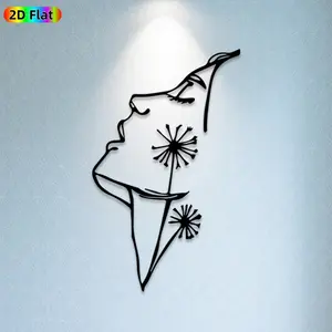 1pc Dandelion Metal Wall Art,Dandelion Statue Mural, Ideal Gift for New Year, Easter, Nature Decor Enthusiasts, Rust-Resistant Metal Wall Decor Wall Sculptures, Perfect for Patio Wall & Garden Fence, Charming Outdoor Decor