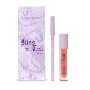 Beauty Creations Kiss n Tell Lip Duo - Glossy Lipgloss Set with Elegant Packaging and SEO Keywords Gloss