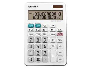 Sharp Calculators EL-334WB Business Calculator, White 4.0