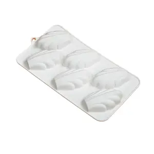 Madeline Mousse Chocolate Silicone Mold, DIY Baking Bellflower Butter Rice Cake Mold, French Dessert Mold, Perfect for Home Bakers