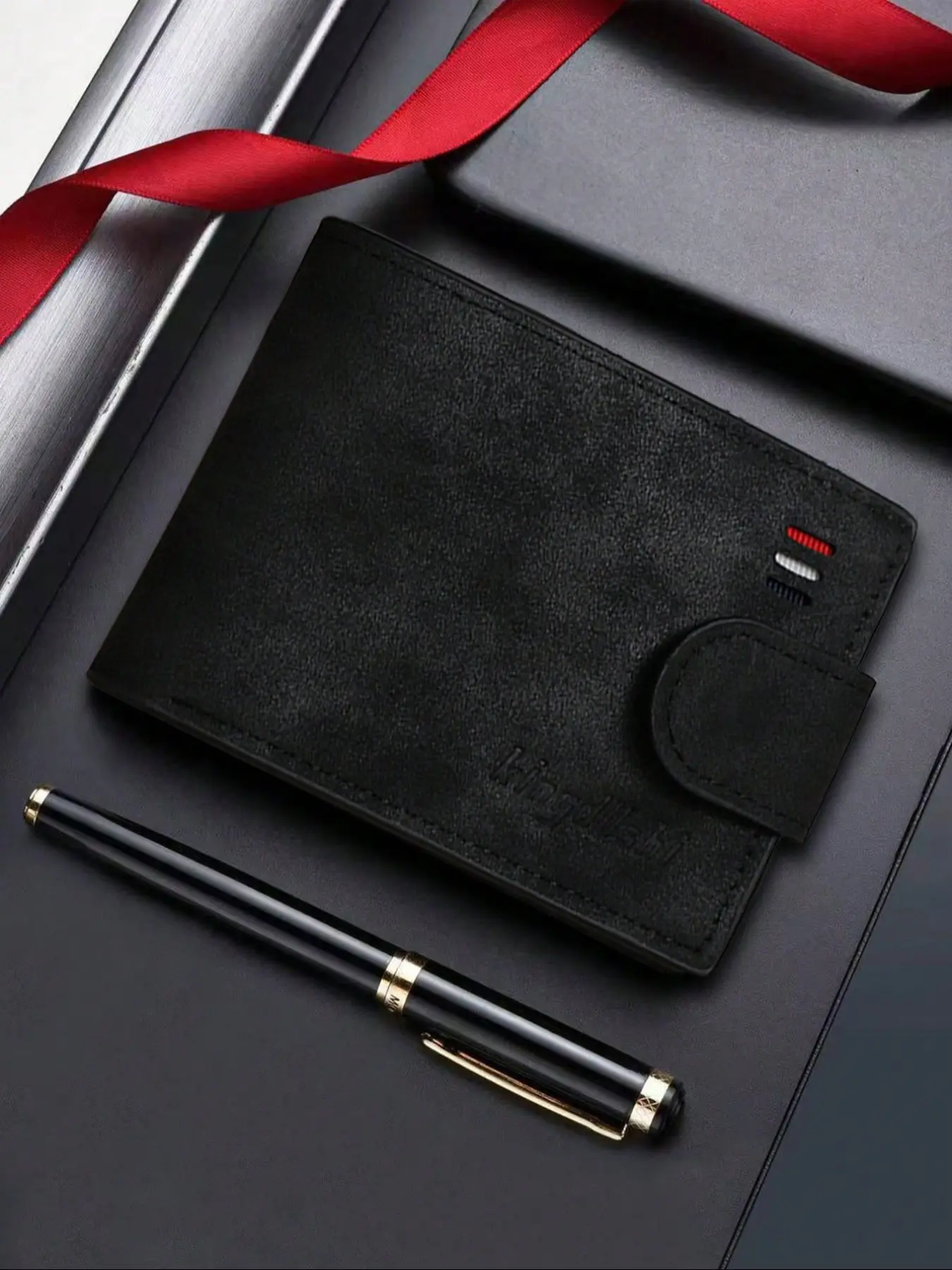 Men's Wallet Fashion Luxury Business Style, Business Minimalist Wallet, Interior Coin Pocket Design, Multi-Card Slots, Ideal for Daily Use & Gift Giving, Business Wallets