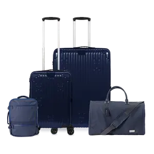 Hotel Collection Travel Bundle featuring a Carry-On Luggage, Check-In Luggage, Duffle Bag, and Travel Backpack