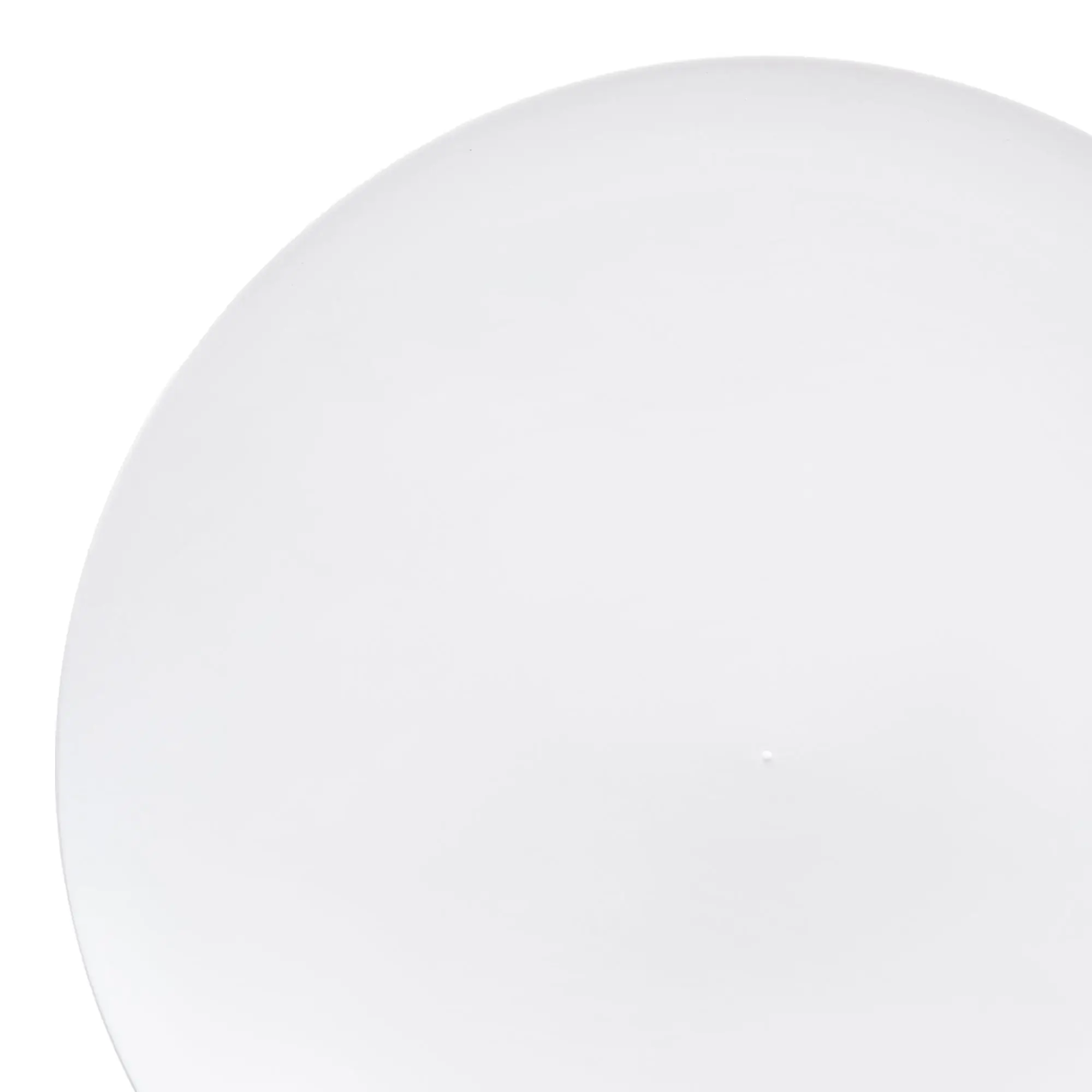 Solid White Organic Round Disposable Plastic Appetizer/Salad Plates (7.5")