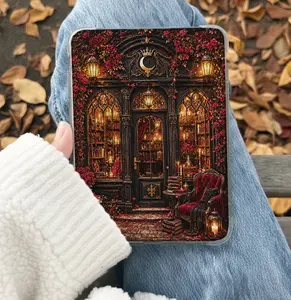 Blood and Ash Vibes Romance Kindle Insert for Clear Case – Aesthetic Book Lover Decor | Cozy Reading Accessory
