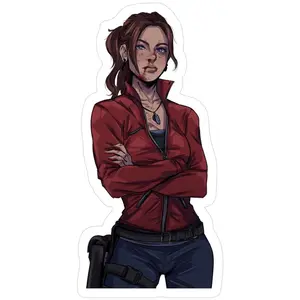 Resident Evil 2 Remake Claire Redfield Sticker