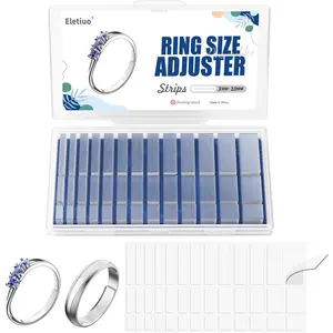 Invisible Plastic Ring Adjuster, 6 Sheets (234 Pcs) Transparent Pain-Free Unisex Tightener Reducer Fitter for Wide Rings, Fashion Jewelry Accessory