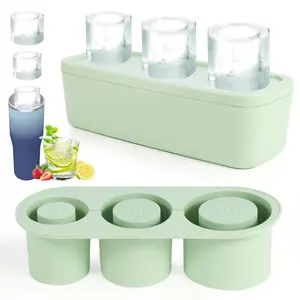 Scyfreid Cooking Life High-Quality Silicone Material Ice Cube Tray for Stanley Cup Easy to Demoulding No Melt Quickly icecubetray