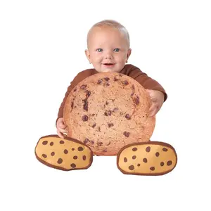 Chocolate Chip Cookie Costume with Booties for Infants