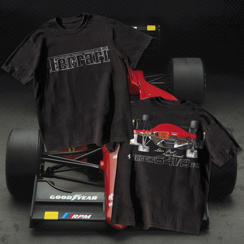 RPM Lab Ferrari F190 641/2 France 1990 Heavy Cotton T-Shirt Direct-To-Garment Breathable Printing Car Lover Menswear Apparel
