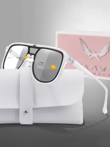 Photochromic Aviator Sunglasses for Outdoor Sports, Sports Eyewear, Versatile Design for Driving, Fishing, Running & Beach Vacations, Ideal for Travel & All Activities, Chameleon Sunglass Change Color