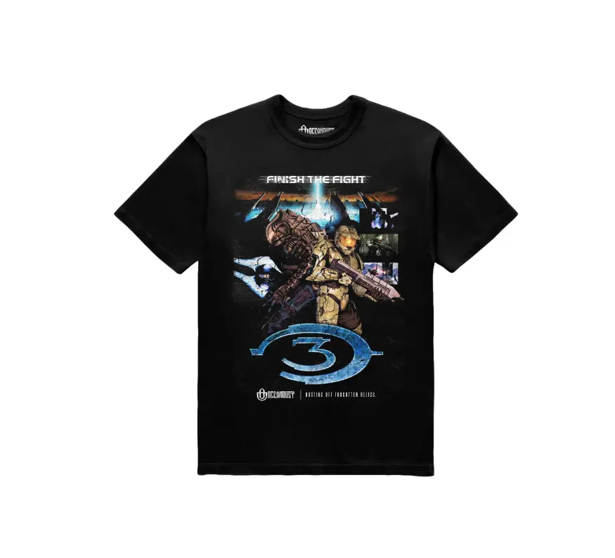 Vintage y2k Video Games 'Halo 3' Staple T-Shirt-graphic tee - vintage y2k tshirt Menswear Top