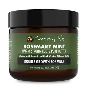 Sunny Isle Rosemary Mint Hair and Strong Roots Butter 2oz