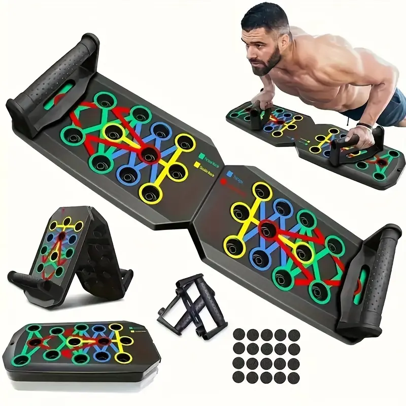 Collapsible push-up board Push-up Board For Men And Women Multifunctional Detachable Push-up Bar For Strength Training Portable Home Gym Exercise Equipment
