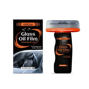 Glass Oil Film Cleaning Brush, Windshield Rearview Mirror Water Stain Cleaner, Brightening Glass Scrubber, Effective Dirt Removal Tool