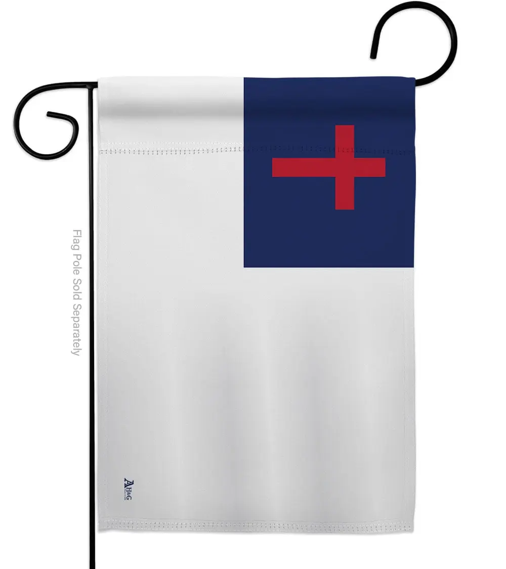 Americana Home & Garden G142830-BO Double-Sided Christian Religious Faith Decorative Flag, Multi-Color, Fade-Resistant, Indoor-Outdoor Use, Religious Occasions Decor, Sleeve-Included Home Improvement Supply