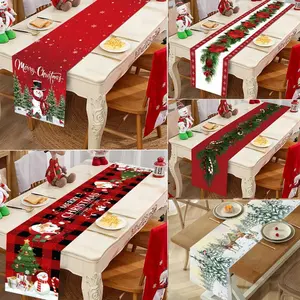 Table Runner Christmas Decoration for Xmas Party