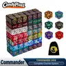 MTG Counter Dice Set, 90 Pieces Marble Color D6 Cube Dice with Dragon Bag, Life Counter and Shield Counter Dice for Card Games, TCG, MTG Gaming