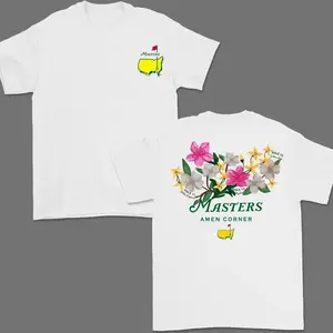 [SALE OFF 50%] Masters Amen Corner Golf Shirt, Soft Vintage Cotton T-Shirt, Masters Golf T-shirt, Casual Menswear 0L