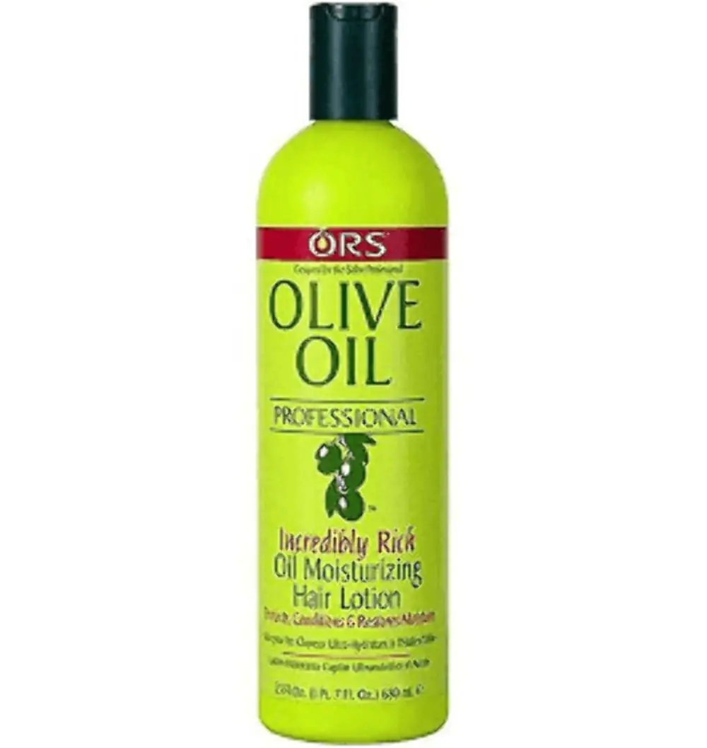 ORS Olive Oil Hair Lotion, Moisturizing Leave-In Treatment for Dry Hair, Hydrates and Protects, Cruelty-Free, 23 oz, Hydrating, Shiny Hair