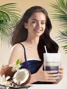 Daily Pulse On-the-Go Instant Coffee Pouches with Straws Sugar-Free Ethiopian Arabica Energy Boost & Satiety Regulation Formula US Beverage Nata Convenient Quick Bean Traditional