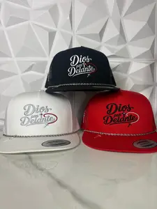 Dios Por Delante SnapBack Hat - with Chain Detailing