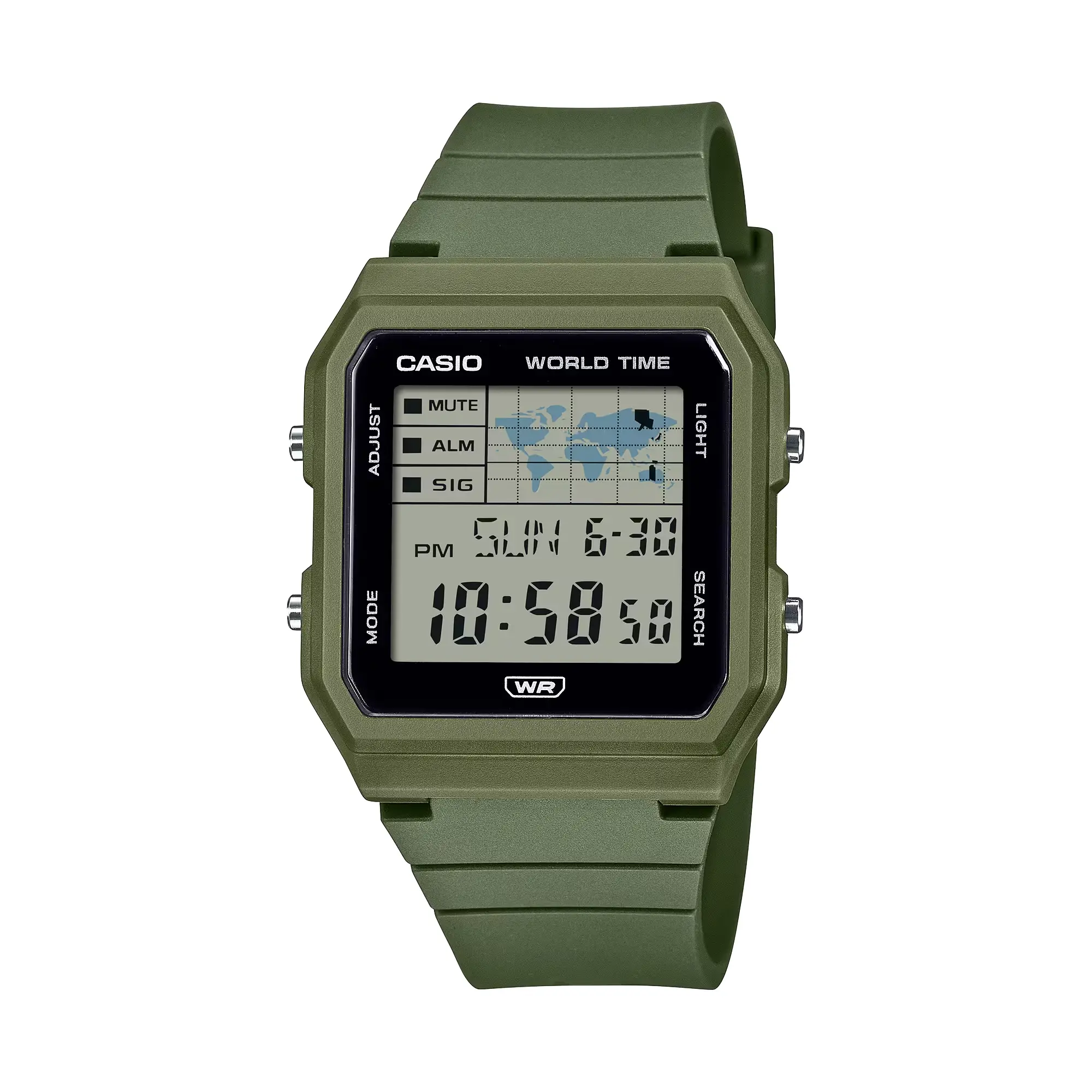 Casio Women's Digital Sport Watch with Green Case - LF-30W-3ACF