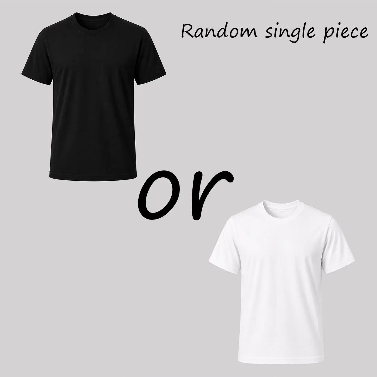 Plain tee(random colors)