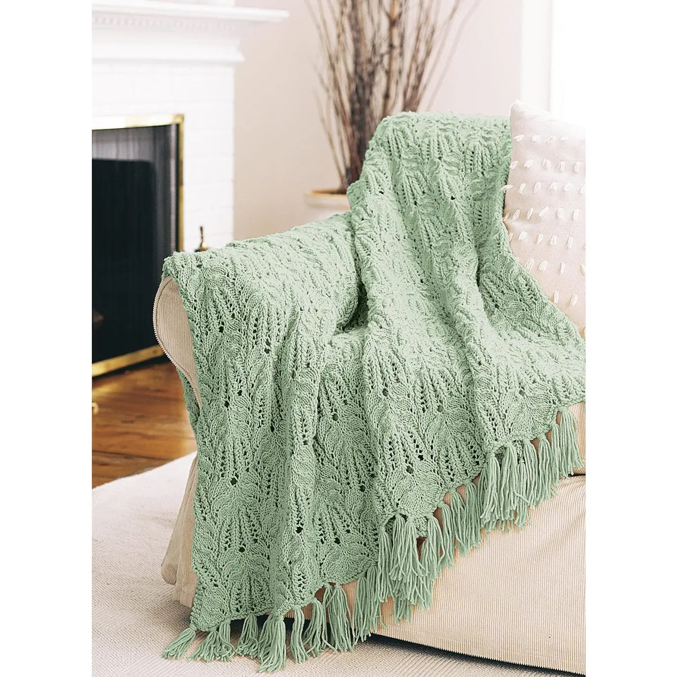 Frosted Flowers Blanket