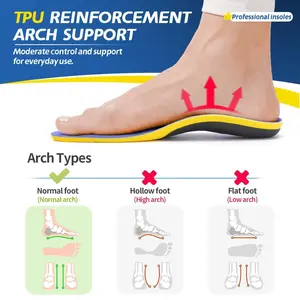 Arch Support Orthotic Insoles For Men Fasciitis Boot Insoles For Standing Absorbing Heavy Duty Support Relief Foot Pain, Flat Footwear