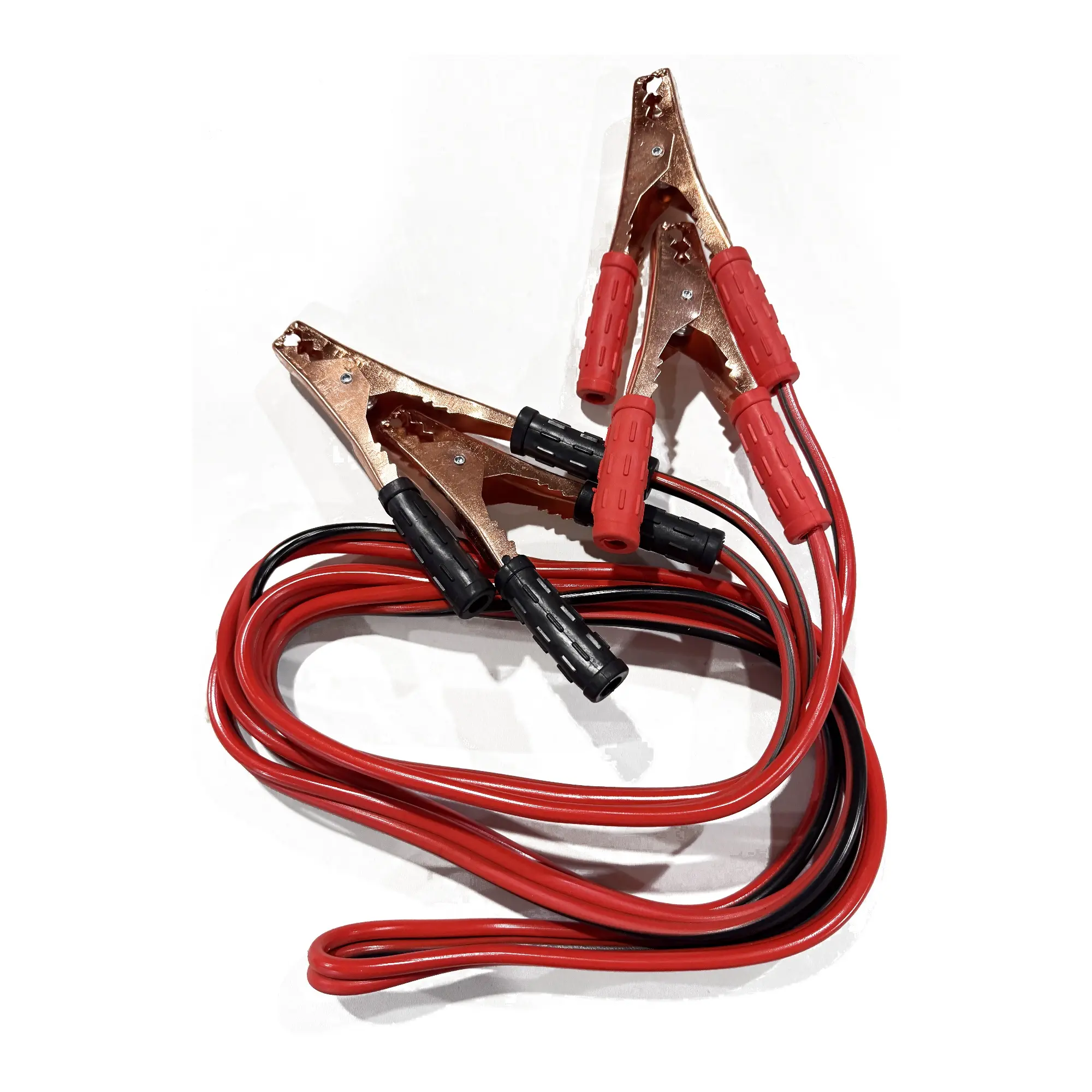 Jumper Cables 12FT for Car Battery, Heavy Duty Booster Cables with Copper-Plated Clamps, Color-Coded Tangle-Free Jump Start Leads with Carry Bag
