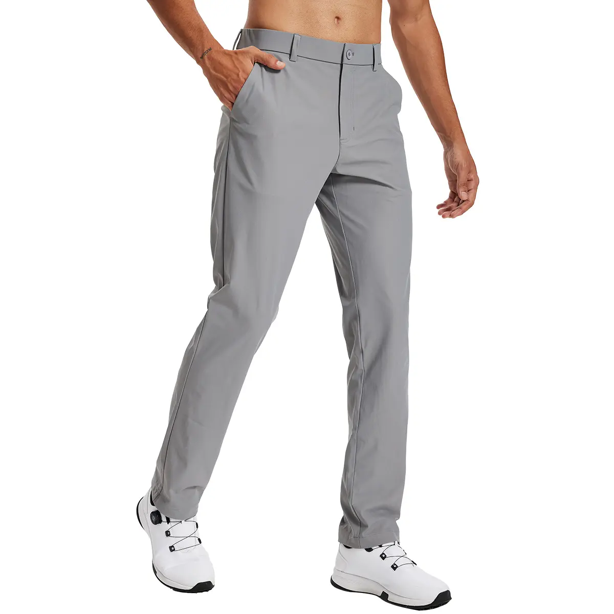 Men's Golf Pants 30"/32"/34" Lightweight Stretch Work Dress Business Casual Trousers (Available in Big & Tall)