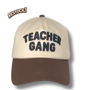 Classic Teacher Gang Cap - As Seen in the Description Above
