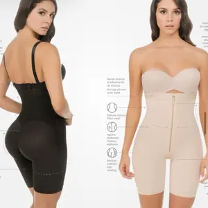 Faja estraple zipper en medio Shapewear Bodysuit Everyday Compression