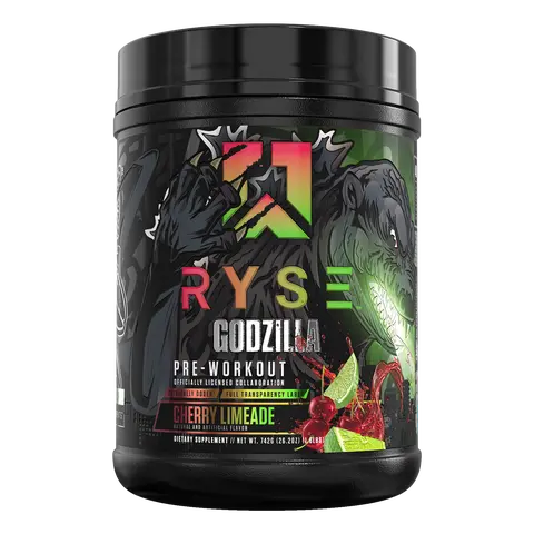 RYSE Godzilla Pre Workout Powder - Noel Deyzel Signature - 400mg Caffeine, High-Stim Energy Supplement with Beta Alanine - 40 Servings