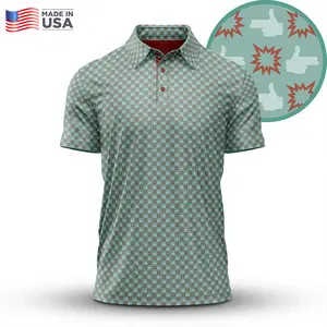Tee4daddy - Funny Polo Golf Shirt Style Hand Sign Bang, Comfortable Streetwear, Men Polo Shirt, Casual Streetwear outdoorfun outdoorfun