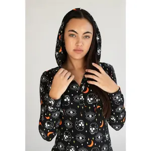 Celestial Skull Hooded Onesie